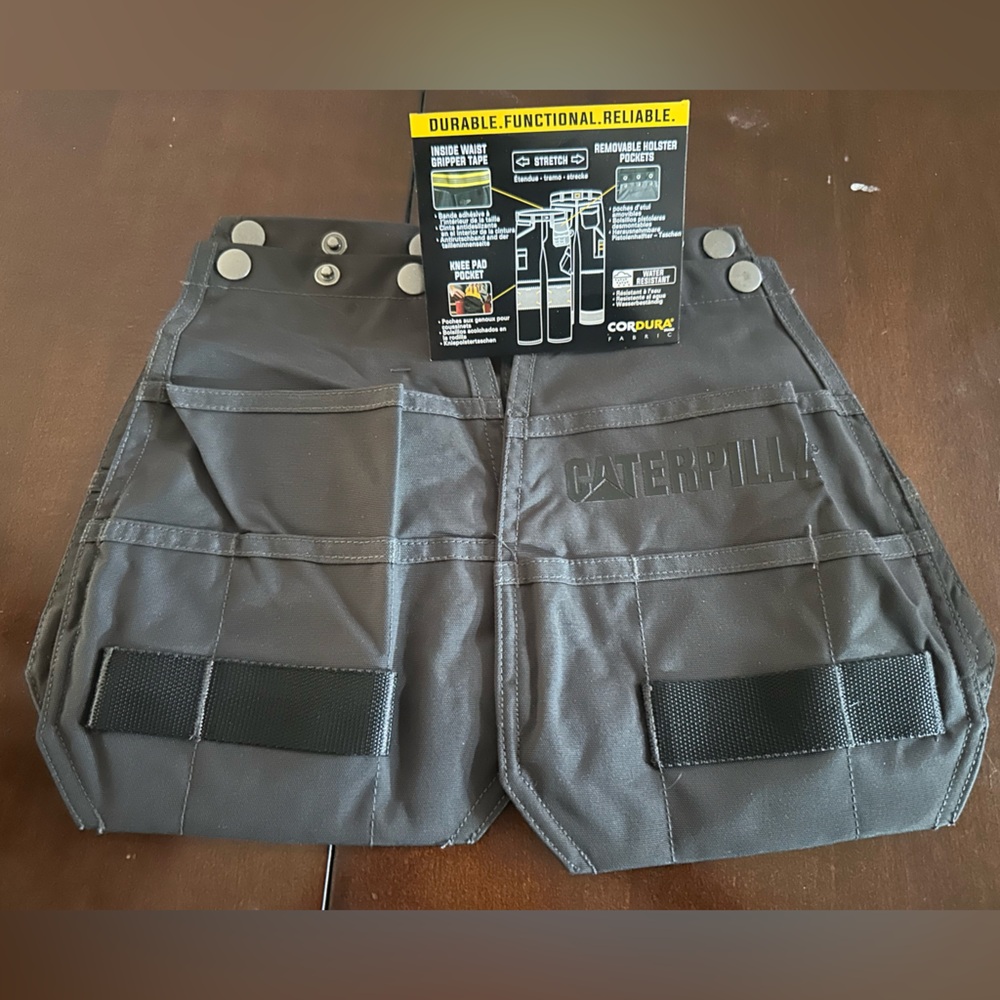 Caterpillar Work Pants Removable Tool Holster Pockets - 2 pair